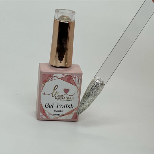 Gel Brillo Plateado
