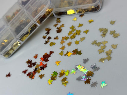 Cajita de (6) Hojas Otoño