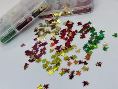 Cajita de (6) Hojas Otoño